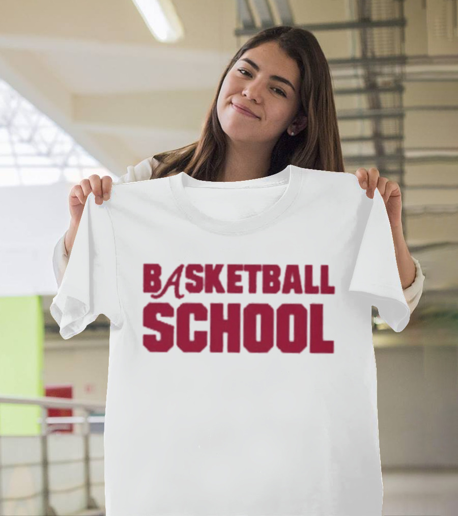 Alabama Crimson Tide Basketball School Basketball School T-Shirt