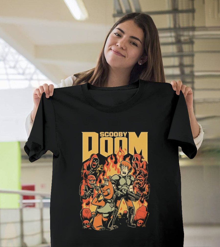 Scooby Doom Shaggy And Scooby Doo Fiery Adventure T-Shirt