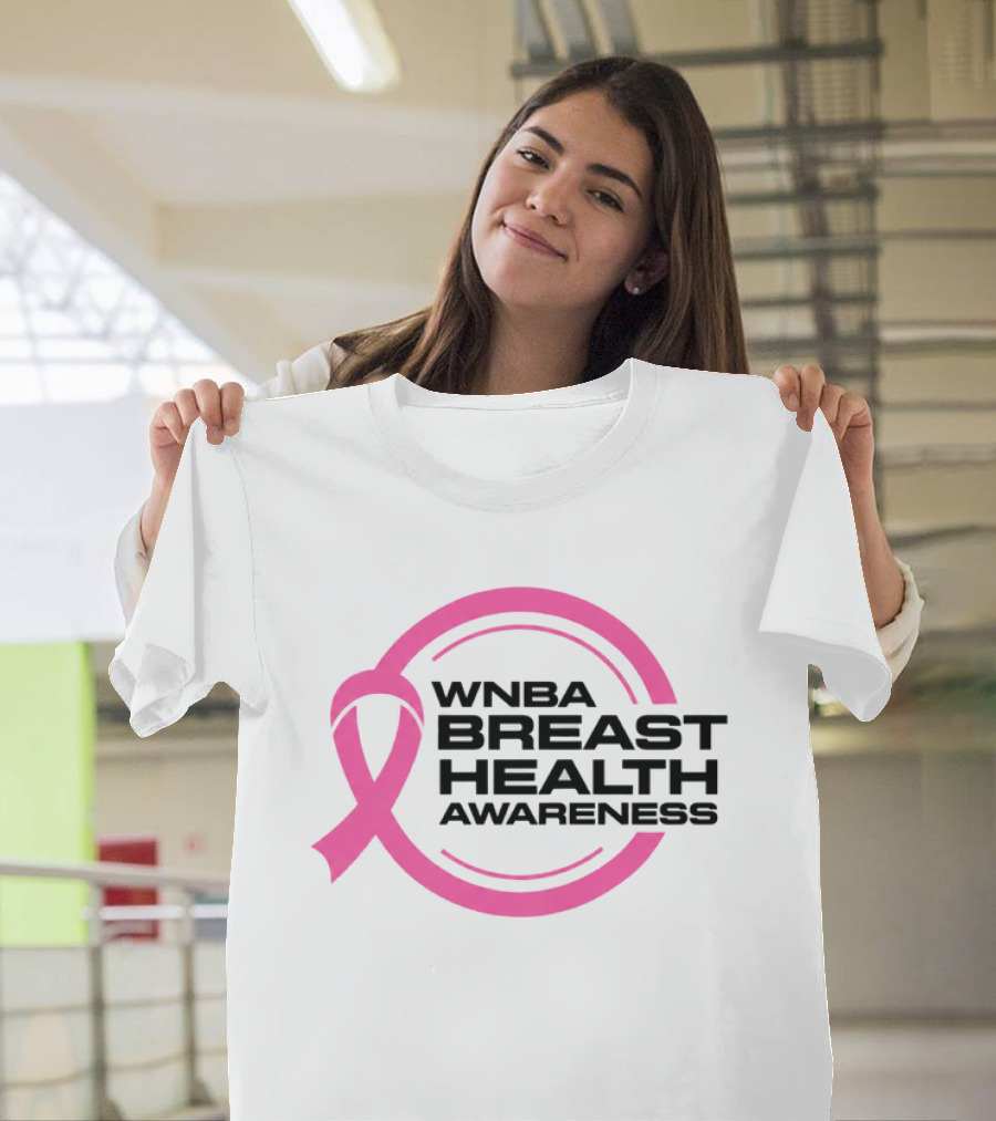 WNBA Breast Health Awareness Caitlin Clark Pink Ribbon T-Shirt