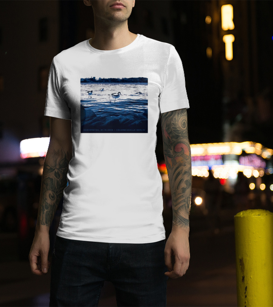 Donnerstag 01.10.2026 Columbiahhalle Berlin Death Cab For Cutie Birds By Water T-Shirt