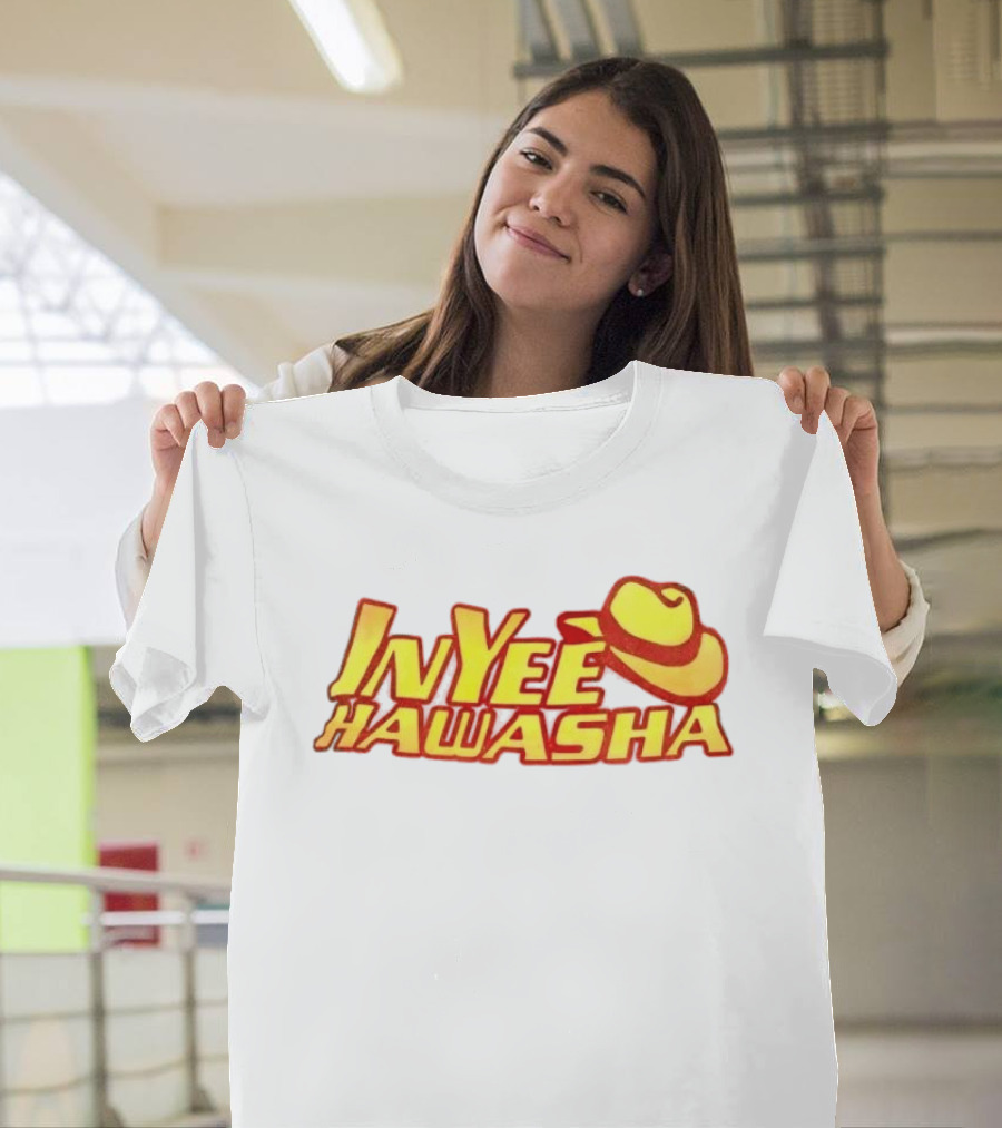 Inyee Hawasha Yellow Red Cowboy Hat T-Shirt