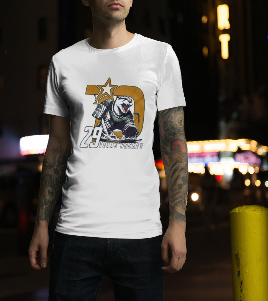 Texas Hockey Otter 29 Dallas Stars T-Shirt