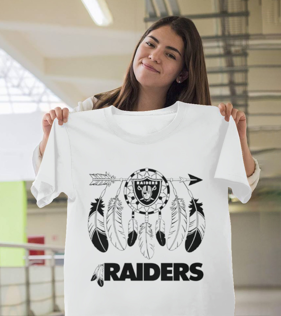 Las Vegas Raiders Dreamcatcher Feather NFL Fan Merchandise T-Shirt