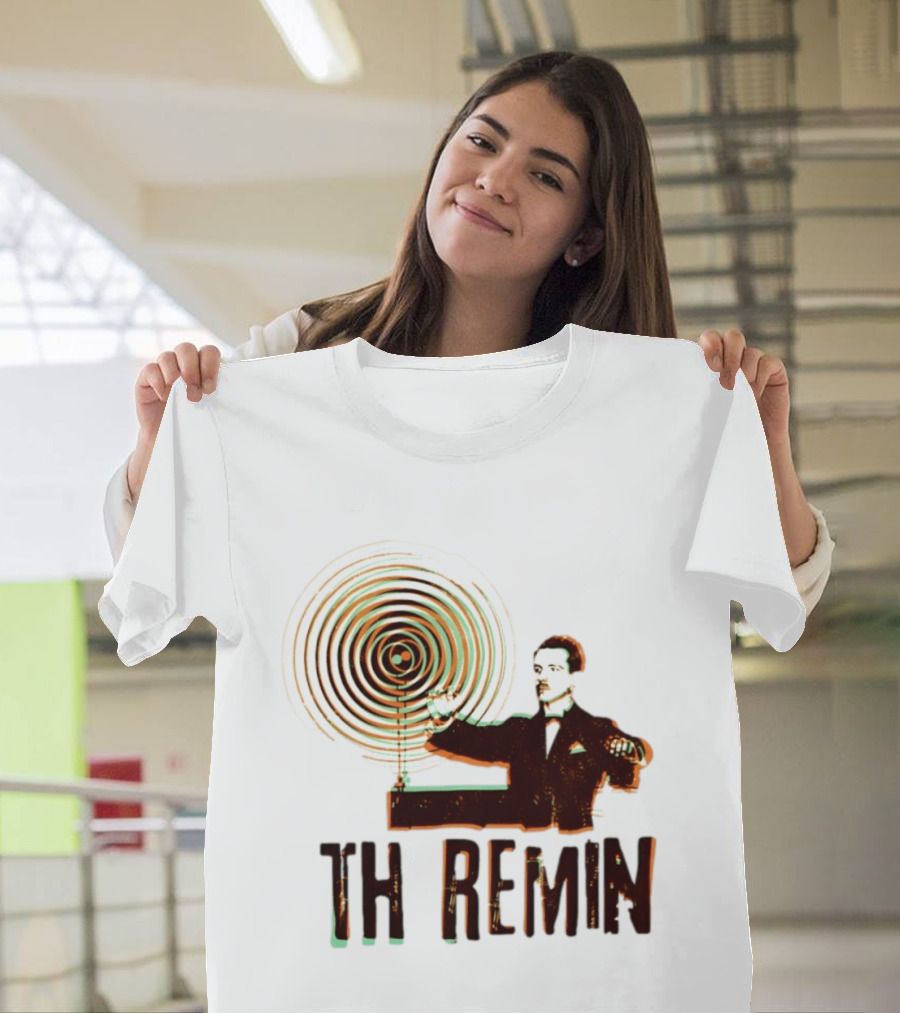 Theremin Electronic Music Leon Theremin Playing Instrument T-Shirt