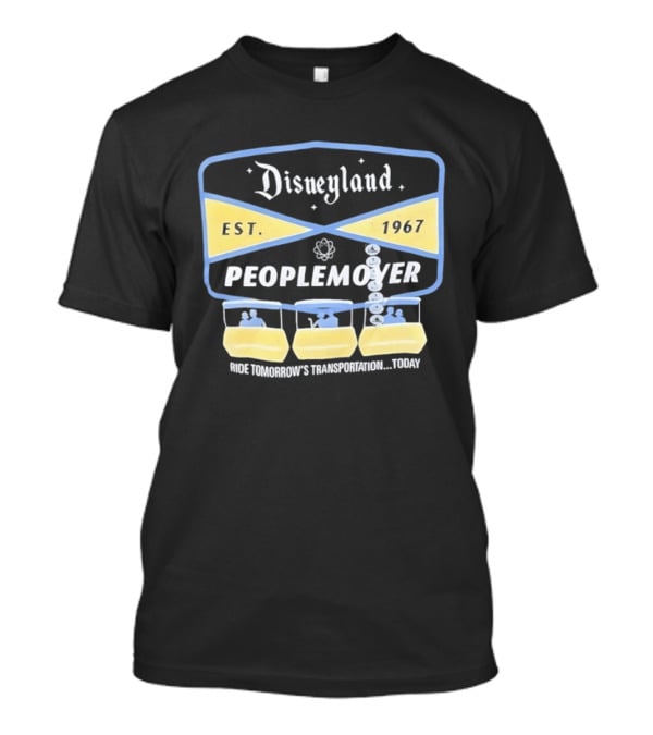 Disneyland PeopleMover EST 1967 Ride Tomorrow's Transportation Today T-Shirt