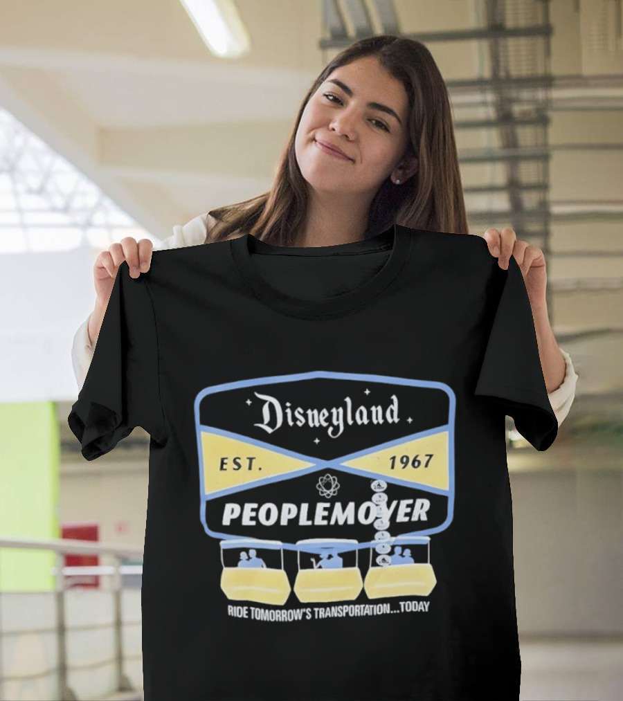 Disneyland PeopleMover EST 1967 Ride Tomorrow's Transportation Today T-Shirt