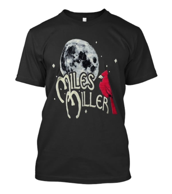 Miles Miller Cardinal Bird Moon Stars T-Shirt