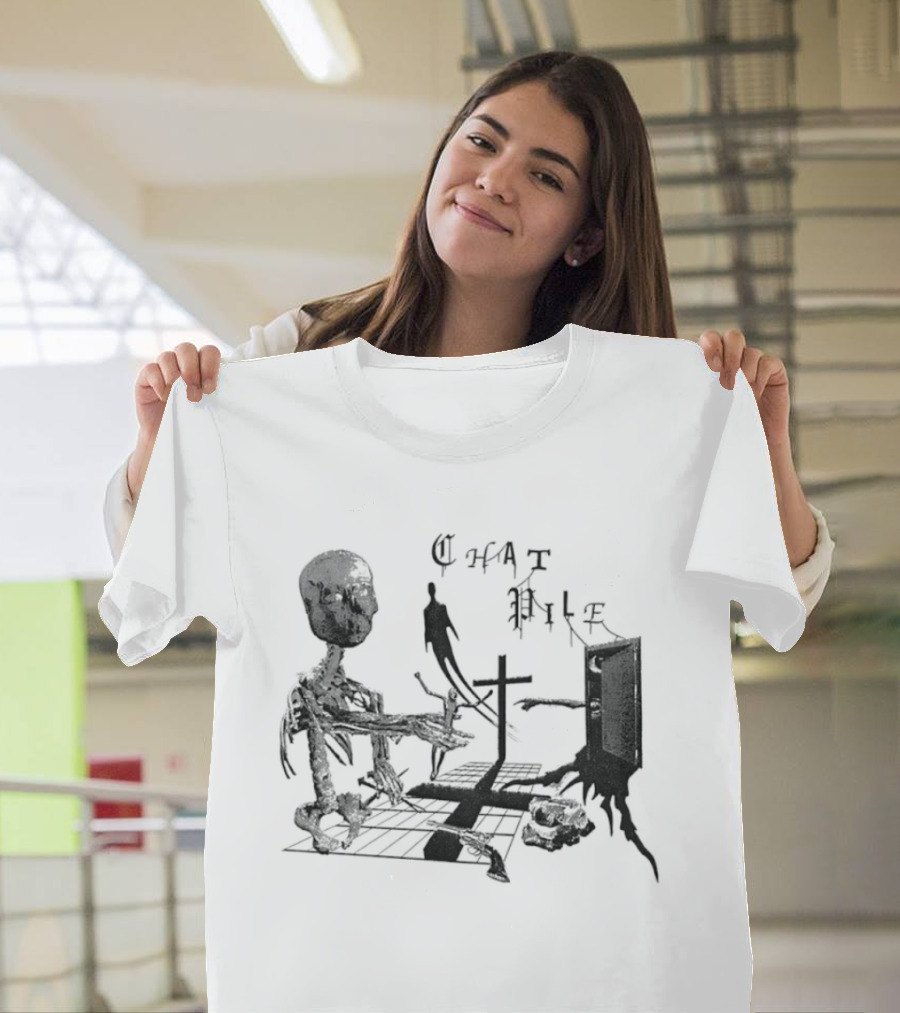 Chat Pile Band Noise Rock Sludge Metal Abstract T-Shirt