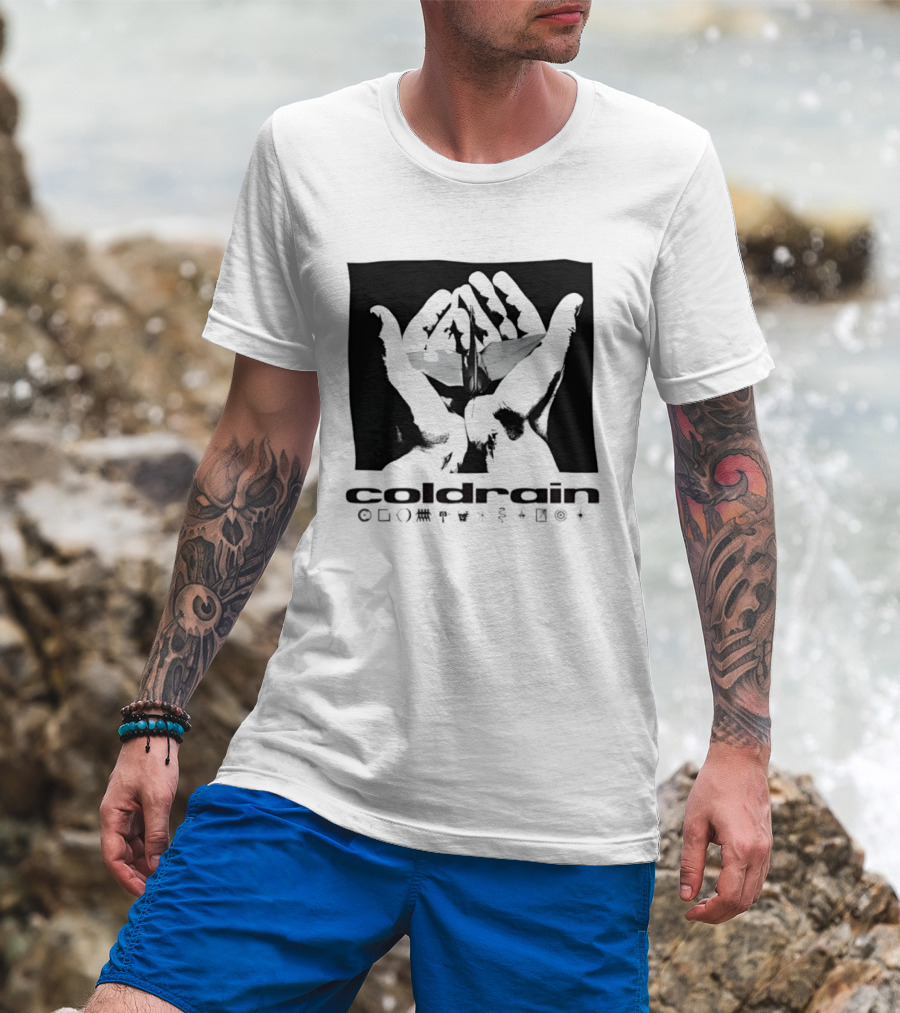 Coldrain Origami Hands Japanese Rock Band T-Shirt