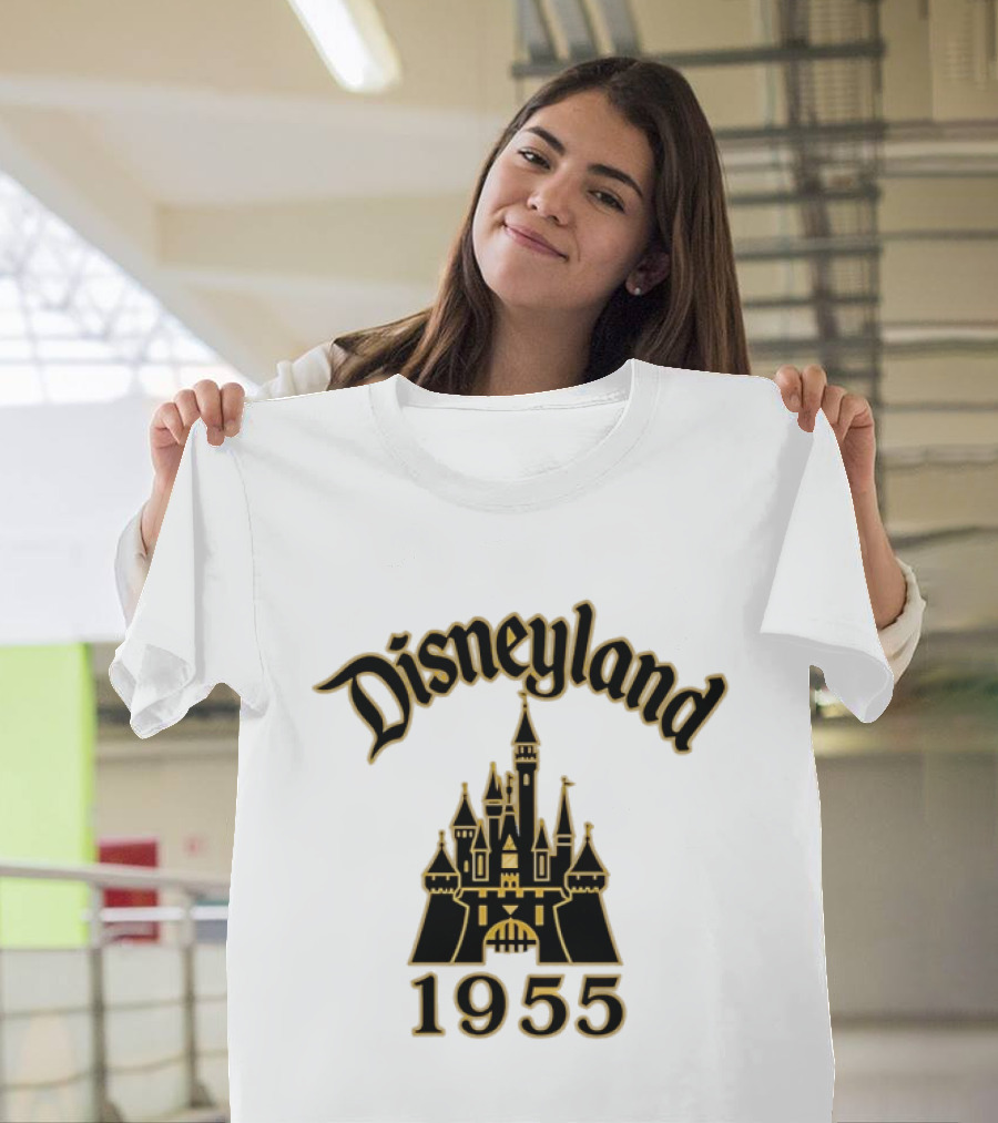 Disneyland 1955 Castle Walt Disney Classic Magic Kingdom T-Shirt