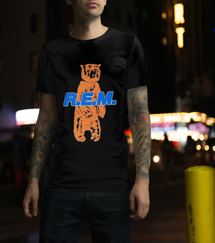 R.E.M. Bear Alternative Rock Band T-Shirt