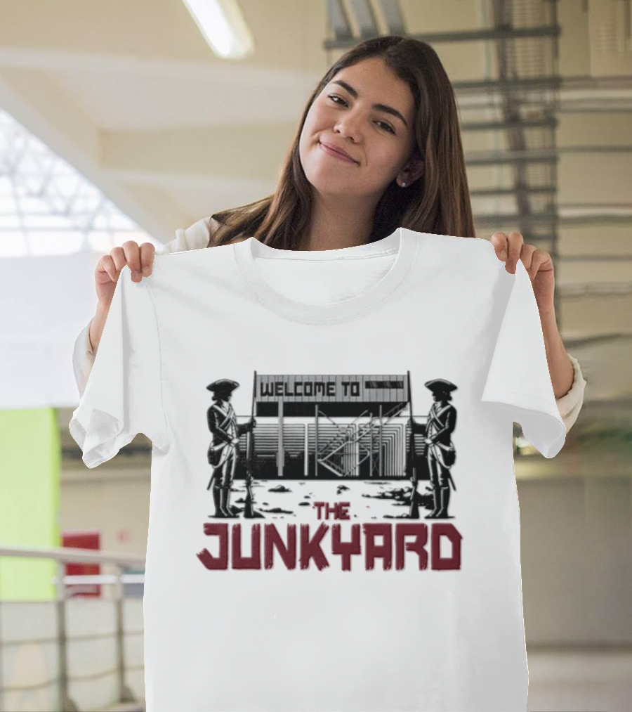 Welcome To The Junkyard Police Silhouette Scene T-Shirt