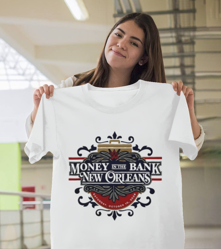 WWE Money In The Bank New Orleans 2026 ProSphere Event T-Shirt