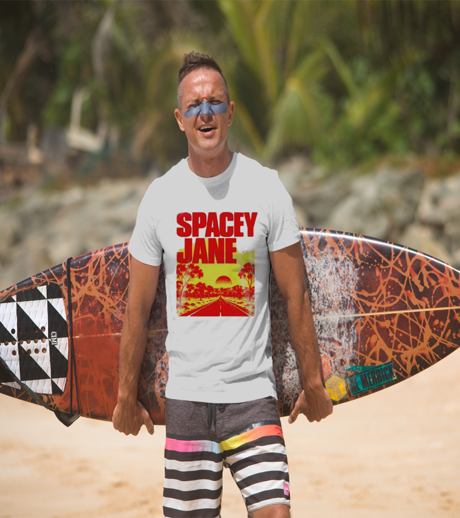 Spacey Jane Live Tour Australian Outback Sunset Scene T-Shirt