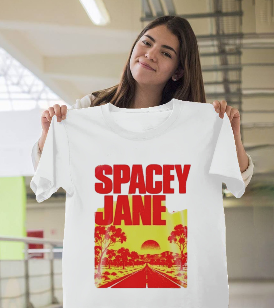 Spacey Jane Live Tour Australian Outback Sunset Scene T-Shirt