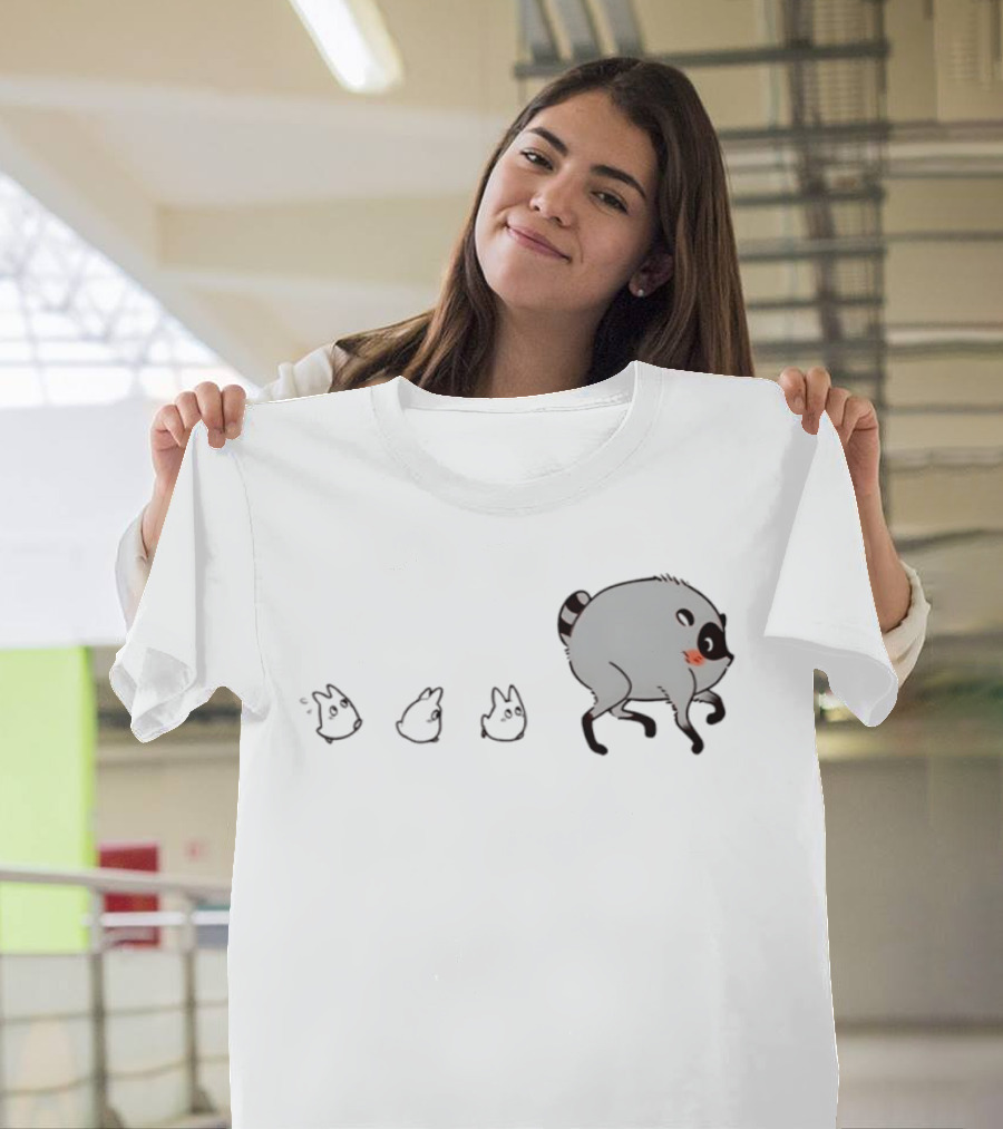 Stephanie Mai Jimothy Raccoon Little Spirits Figuren Raccoon T-Shirt