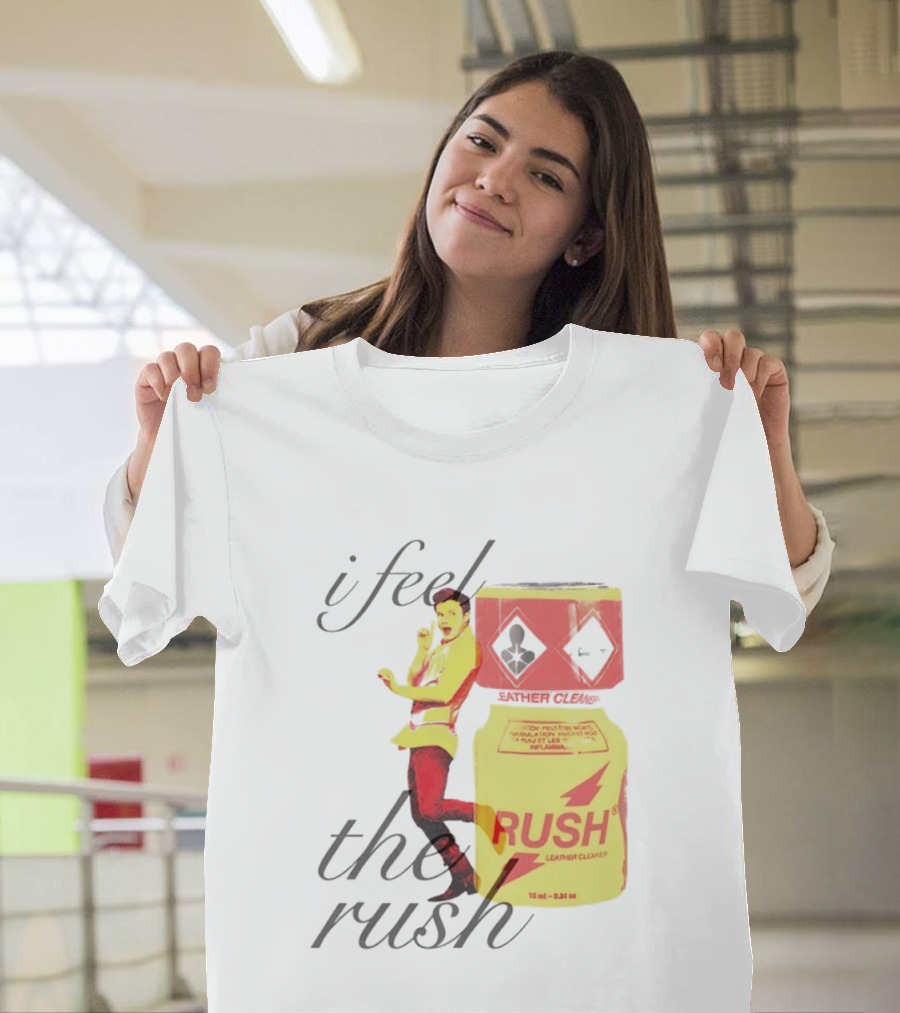 I Feel The Rush Leather Cleaner Chris Colfer T-Shirt