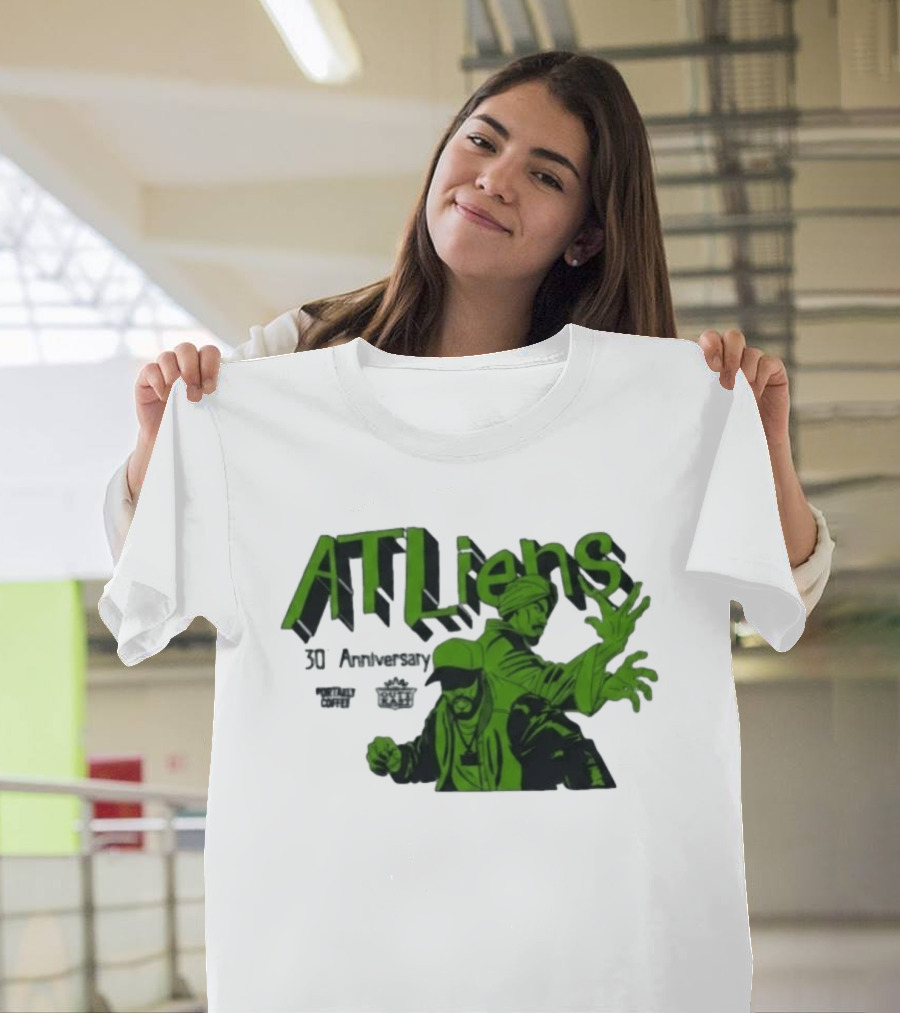 Outkast ATLiens 30th Anniversary Portaely Coffee Hip Hop Legends 90s Rap T-Shirt