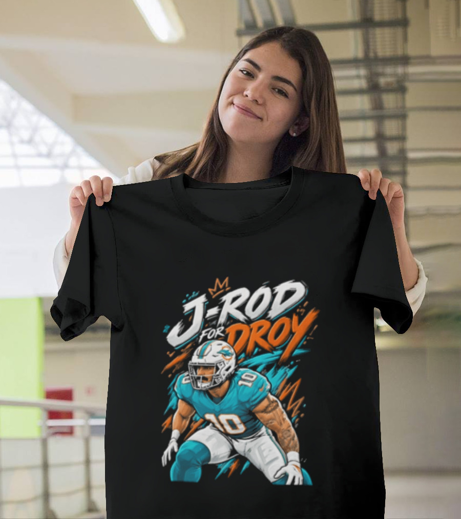 Miami Dolphins J Rod Droy Tyreek Hill Fan T-Shirt