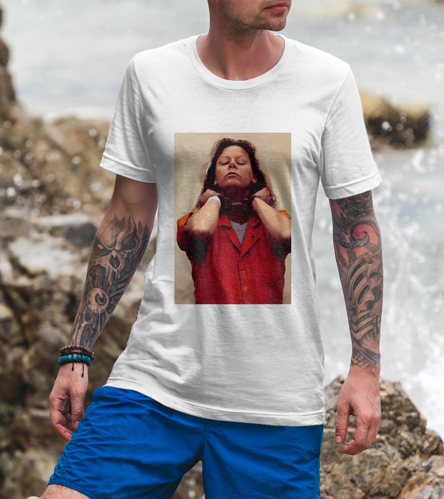 Aileen Wuornos True Crime Iconic Orange Jumpsuit Political T-Shirt