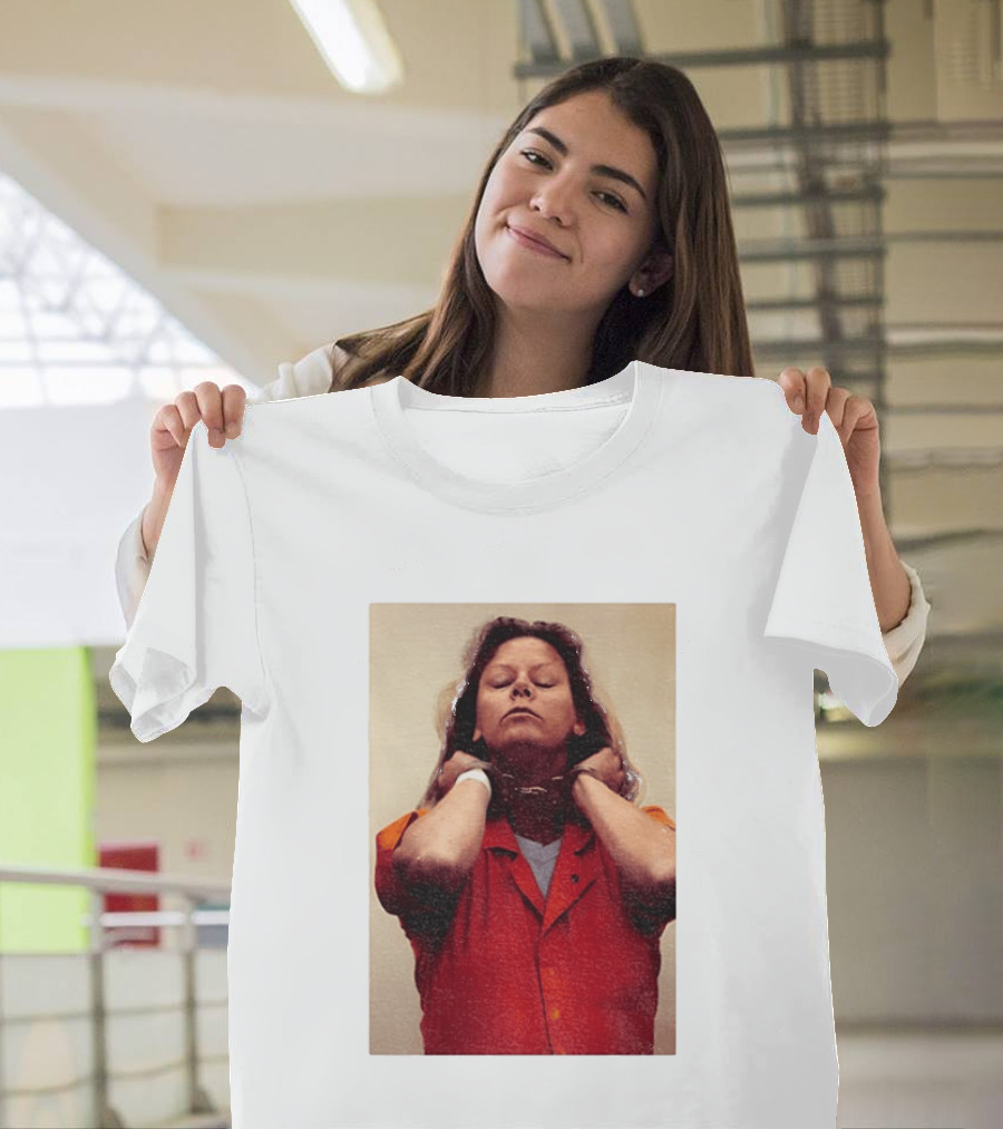Aileen Wuornos True Crime Iconic Orange Jumpsuit Political T-Shirt