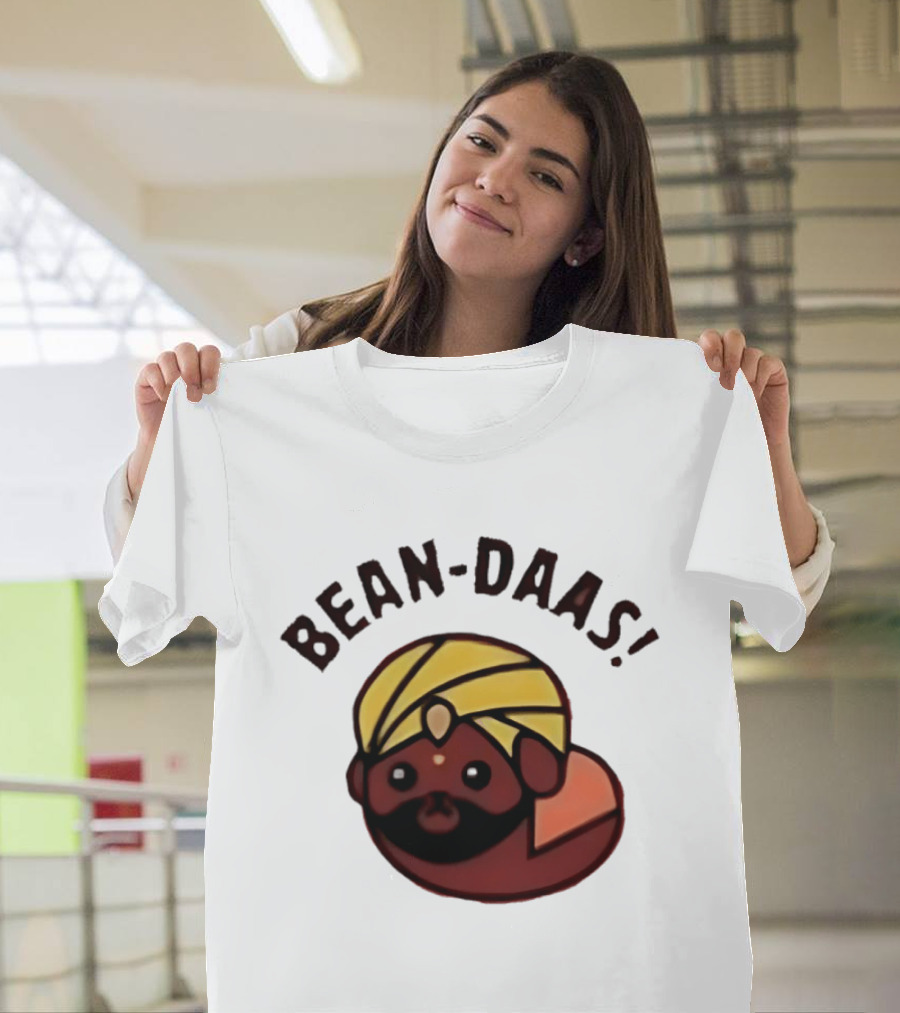 Bean Daas Turbaned Character With Mustache And Beard T-Shirt