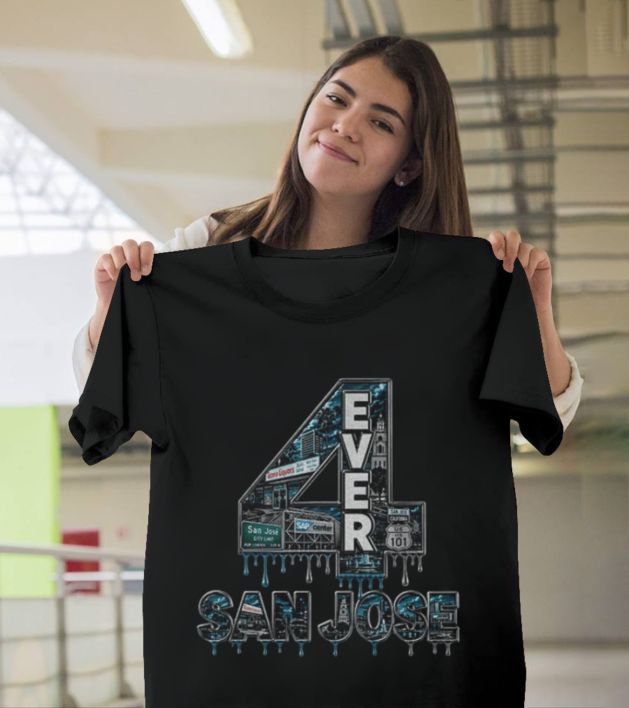 4 Ever San Jose SAP Center US 101 City Limit T-Shirt