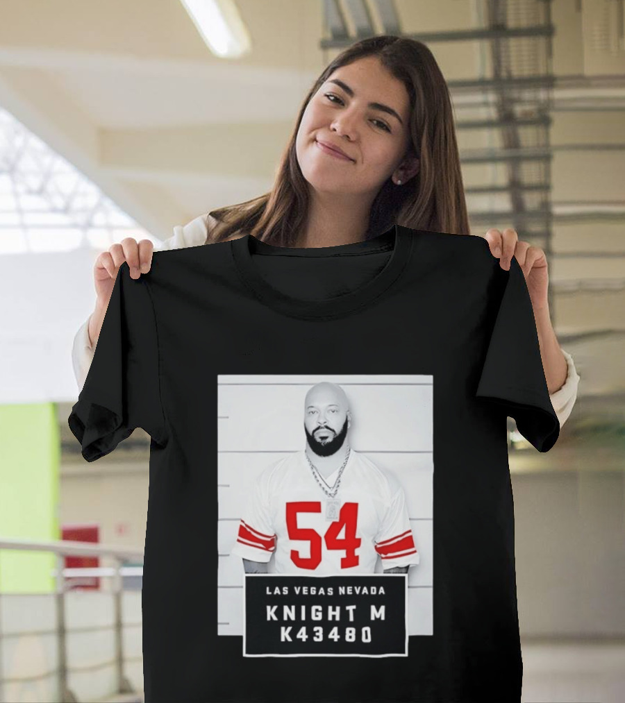 Las Vegas Nevada Shot 54 Knight M K43480 Death Row Records T-Shirt