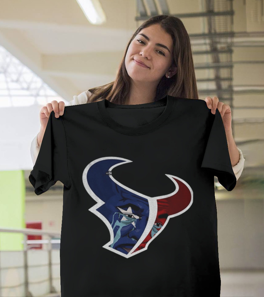 The Rock Crying Face Houston Texans T-Shirt