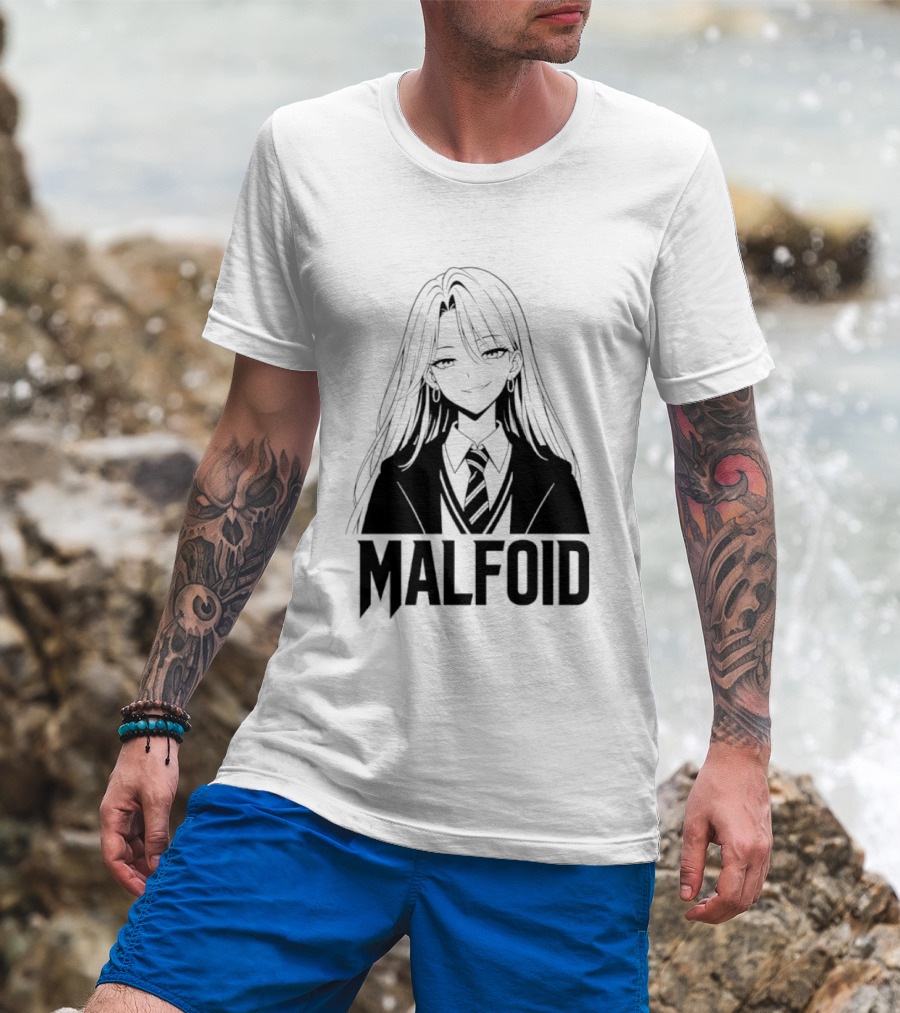 Malfoid Anime Wizard School Manga T-Shirt