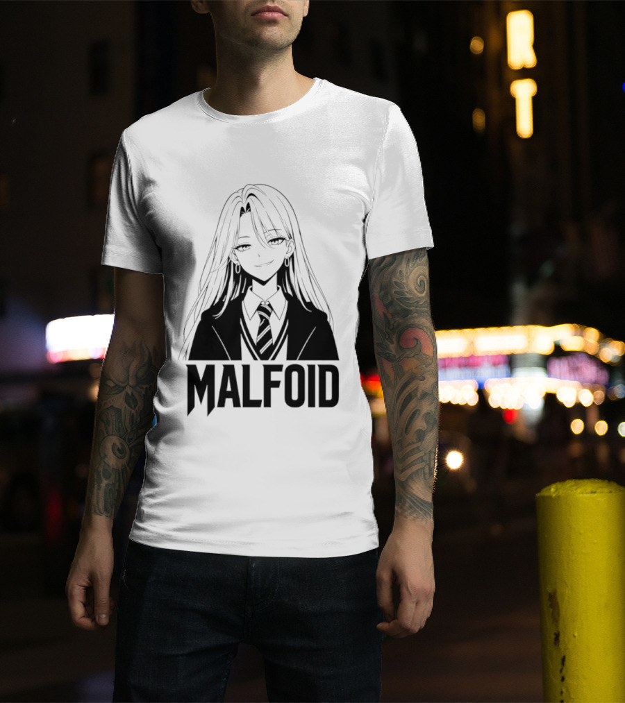 Malfoid Anime Wizard School Manga T-Shirt