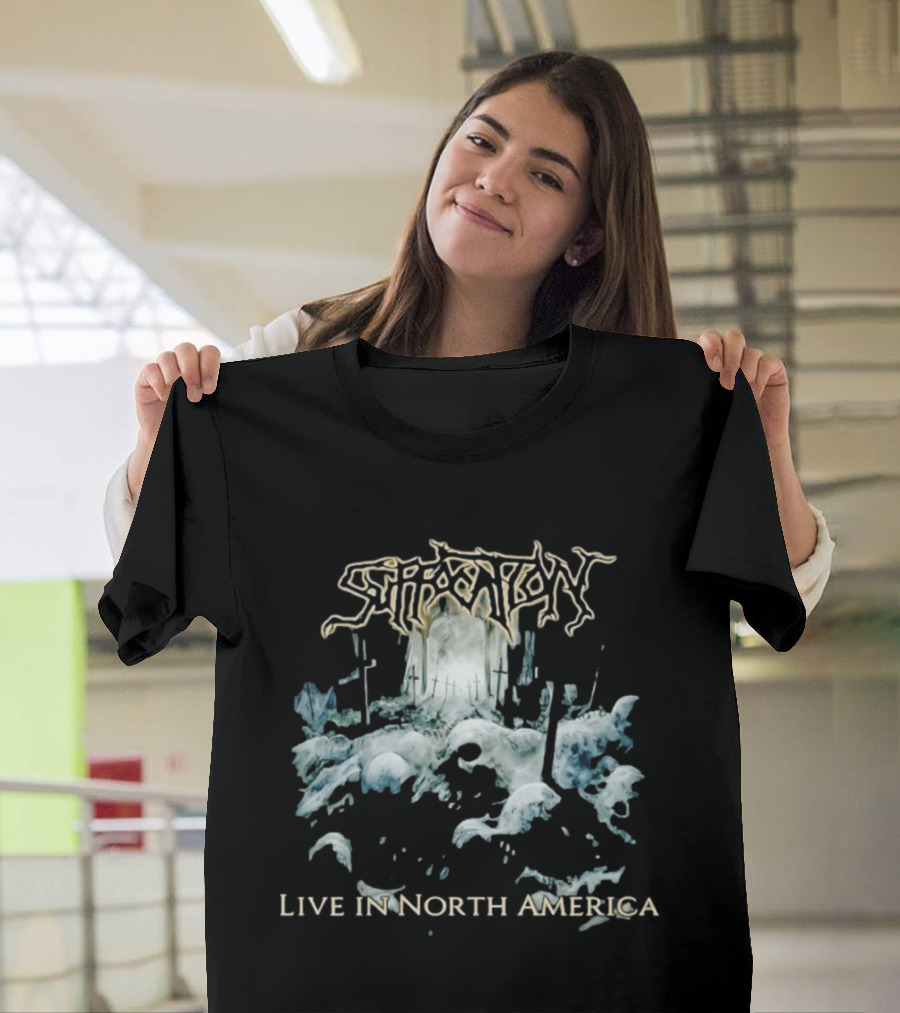 Suffocation Live In North America Tour Concert Metal Scene T-Shirt
