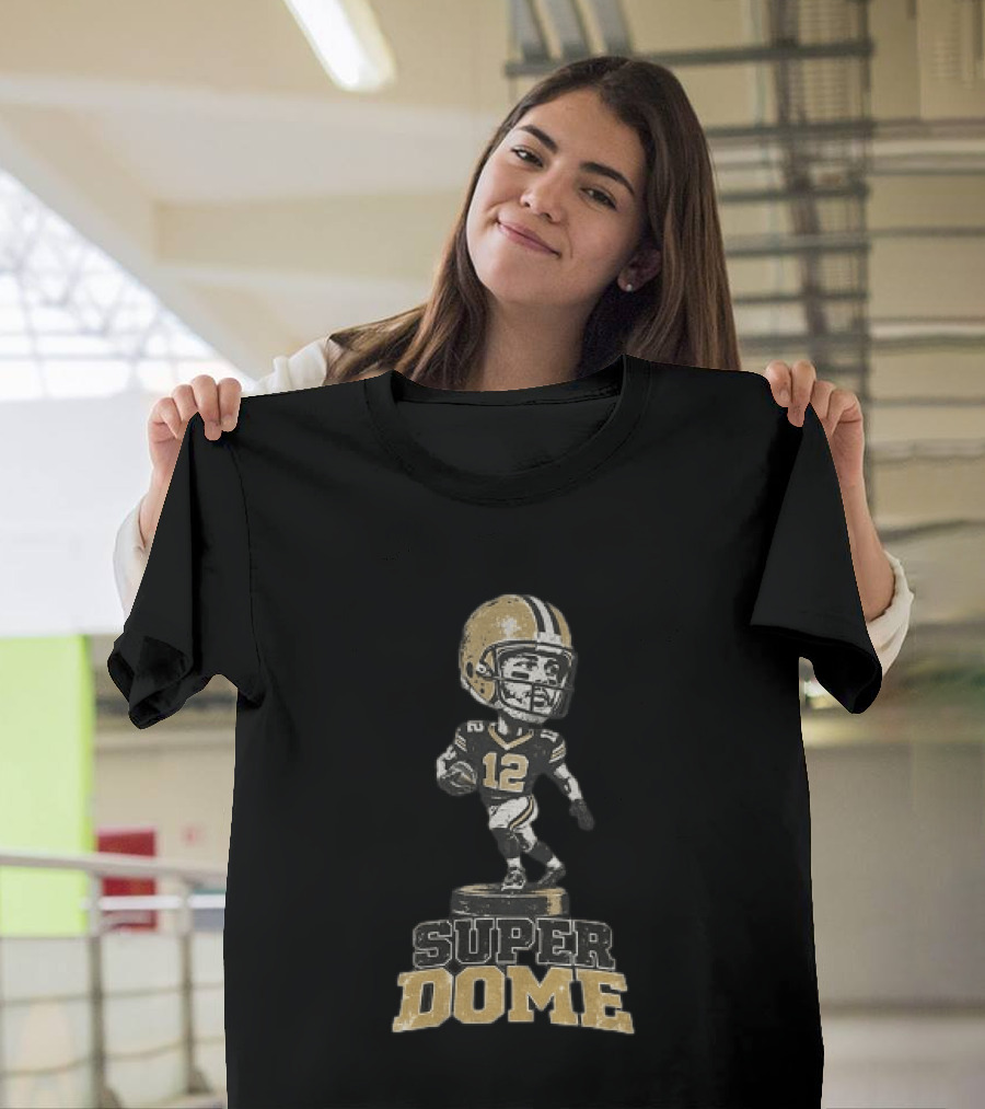 Super Dome Chris Olave New Orleans Saints Football Player #12 T-Shirt