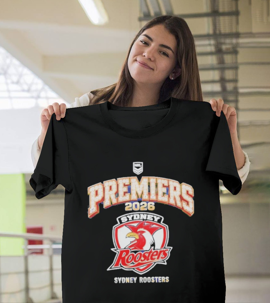 Sydney Roosters 2026 NRL Premiers Rugby Champions T-Shirt