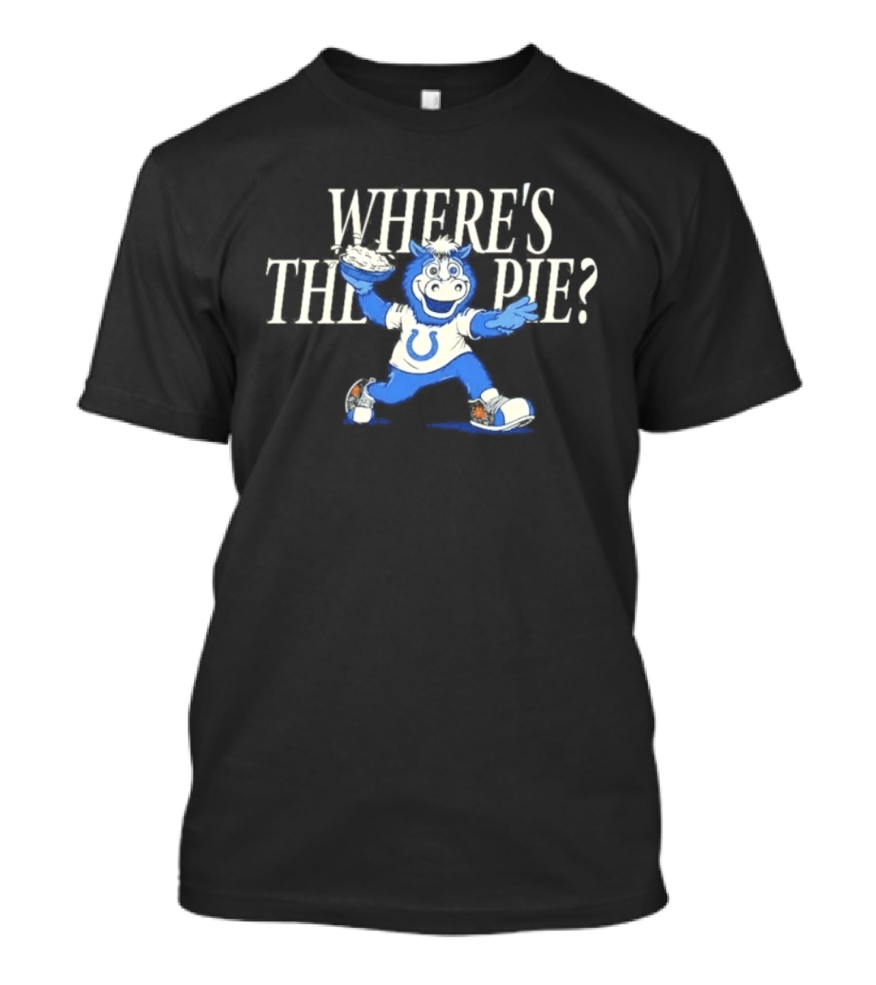 Indianapolis Colts Where's The Pie Mascot Fun T-Shirt