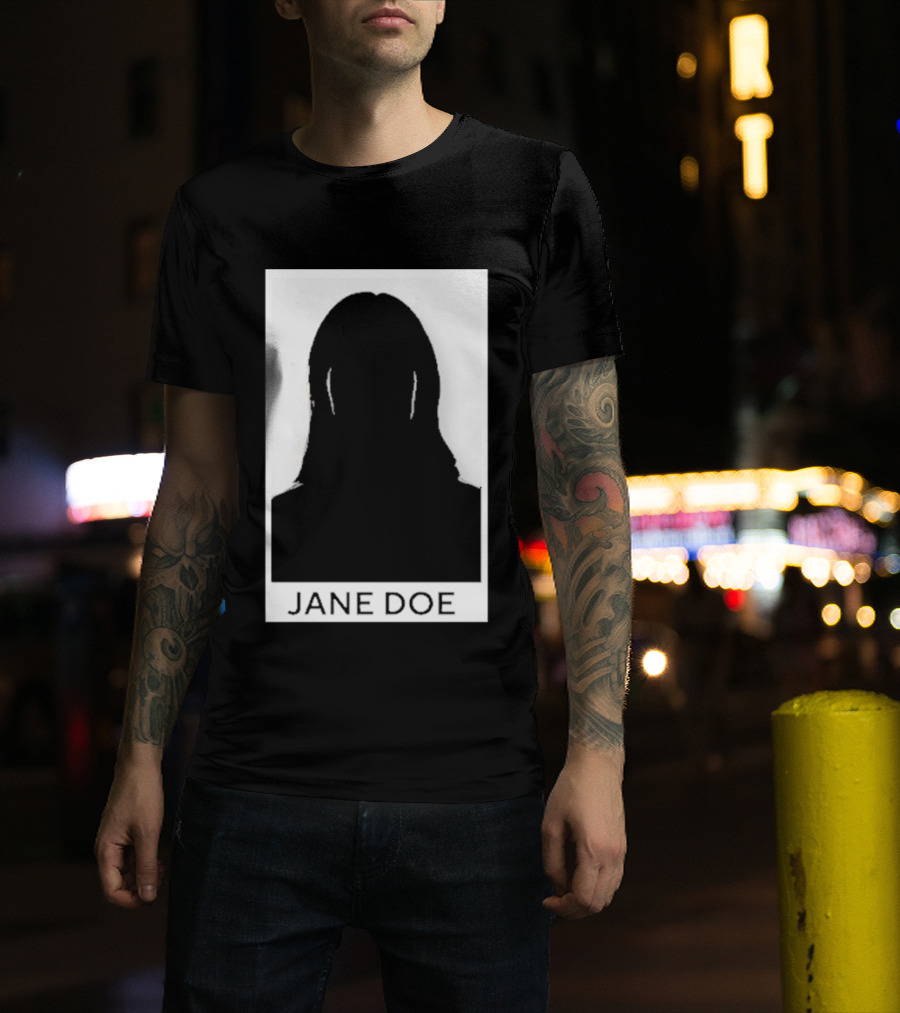 Justice For Jane Doe Silhouette Recognition Movement T-Shirt