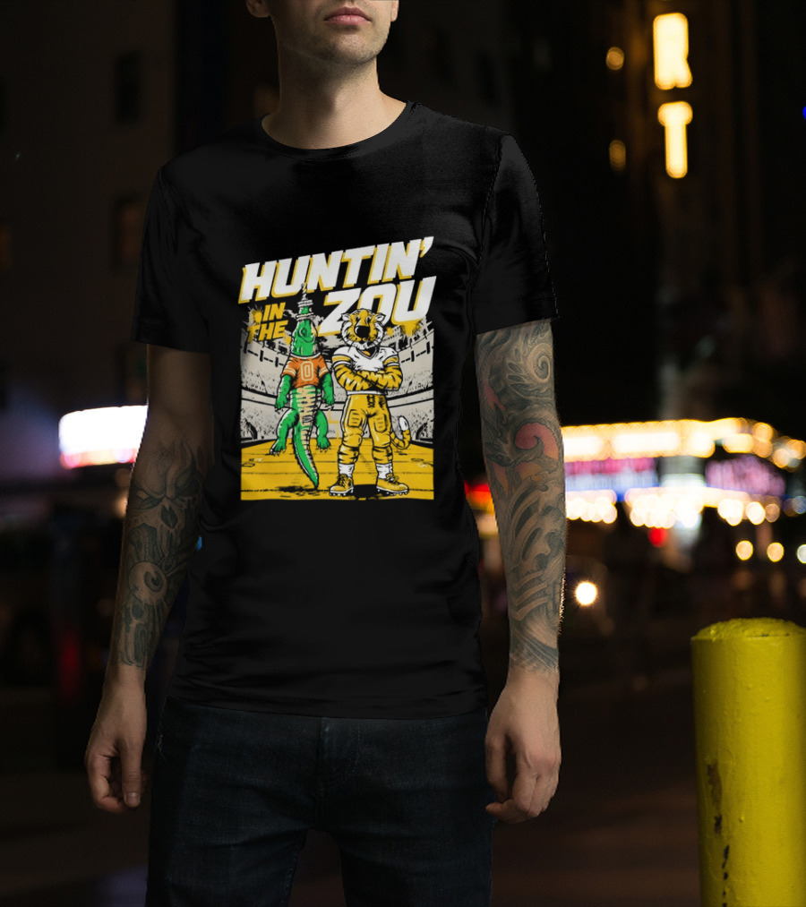 Huntin' In The Zou Missouri Tigers Stadium Rivalry T-Shirt