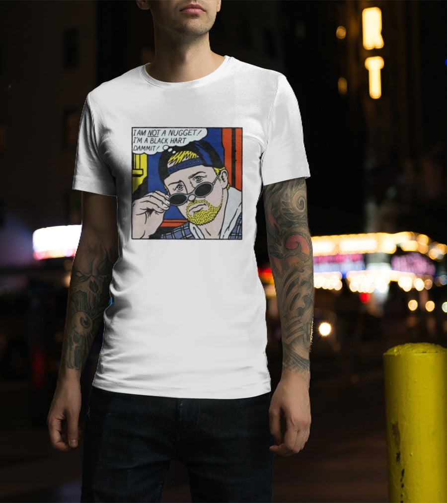 I Am Not A Nugget I'm A Black Hart Dammit Retro Comic T-Shirt