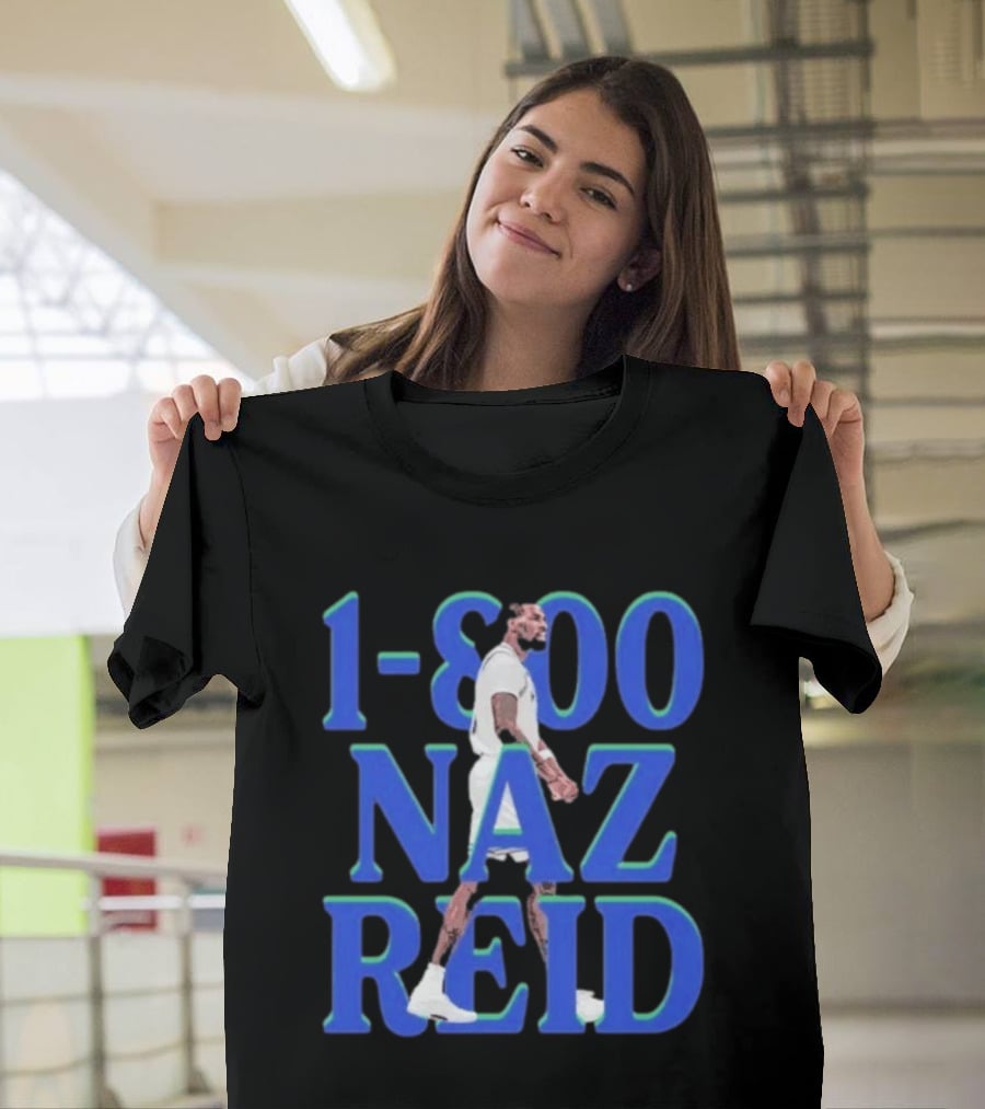 1 800 Naz Reid Minnesota Timberwolves Basketball T-Shirt