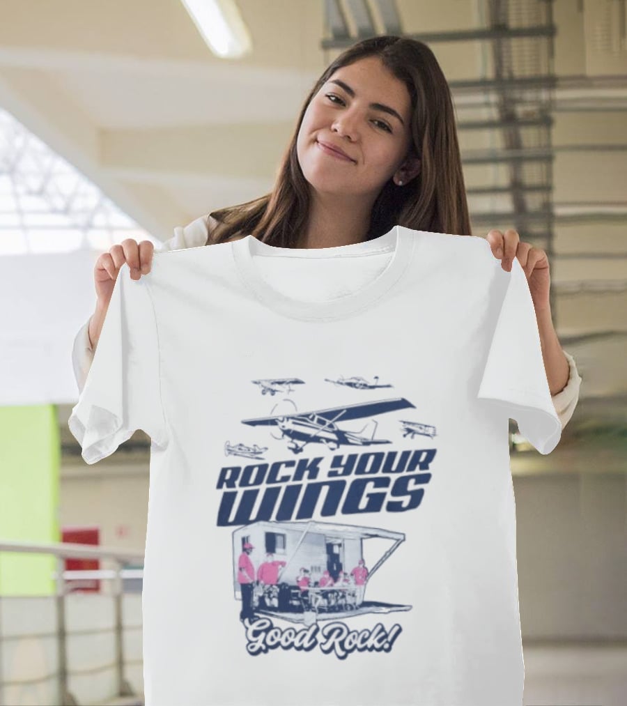 EAA AirVenture 2026 Rock Your Wings Good Rock Airplane Gathering T-Shirt
