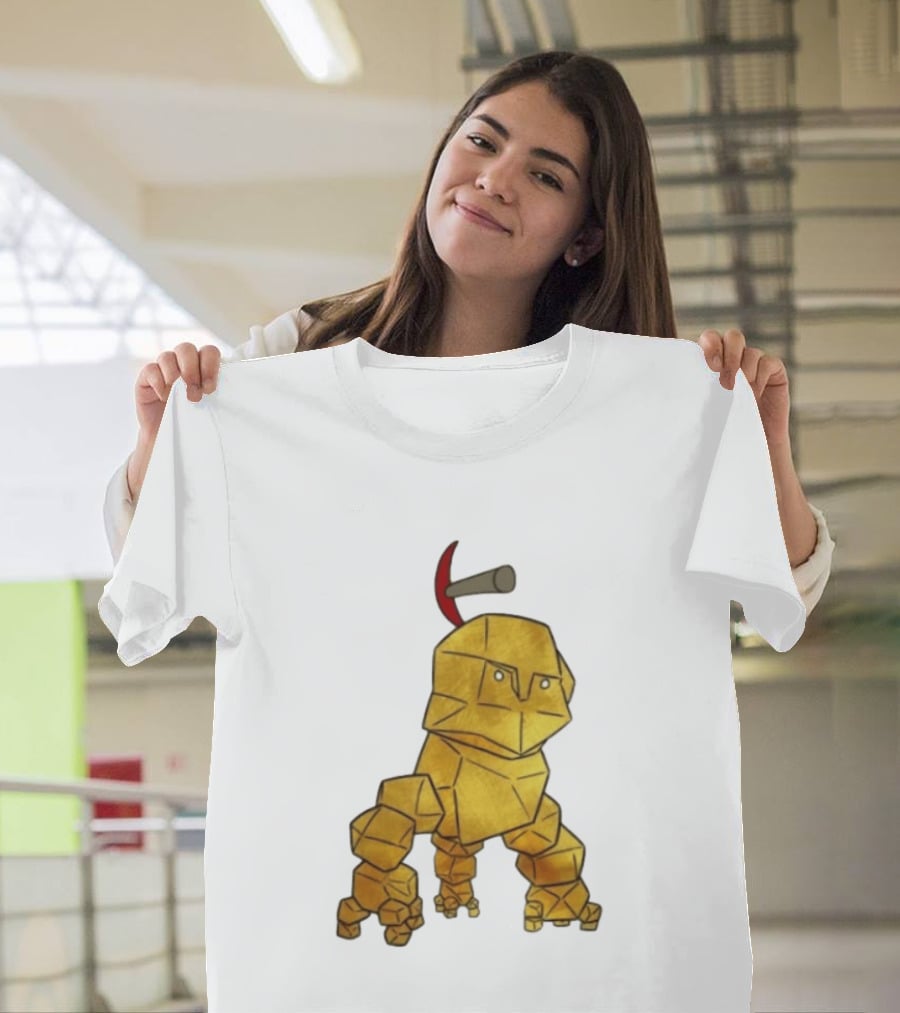 San Francisco 49ers Gold Rock Golem Miner Pickaxe T-Shirt