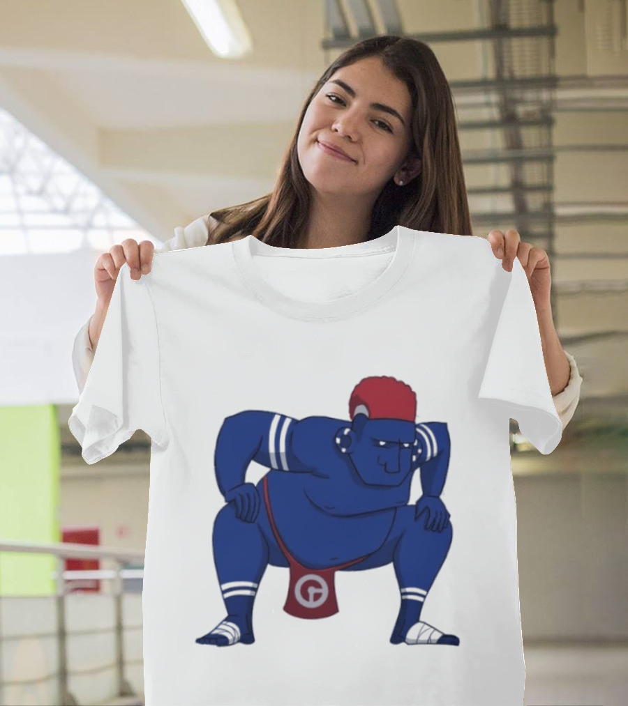 Hariyama Pokemon New York Giants Sumo Wrestler T-Shirt