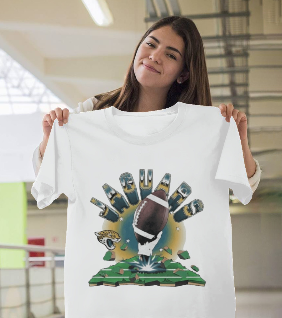 Jaguars Football 2026 Explode Clubhouse Jacksonville T-Shirt