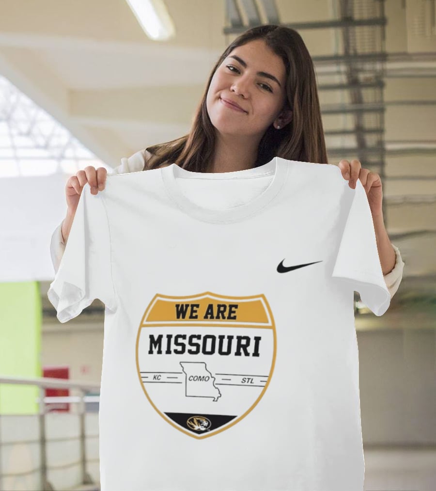 Missouri Tigers We Are KC COMO STL Shield Nike T-Shirt
