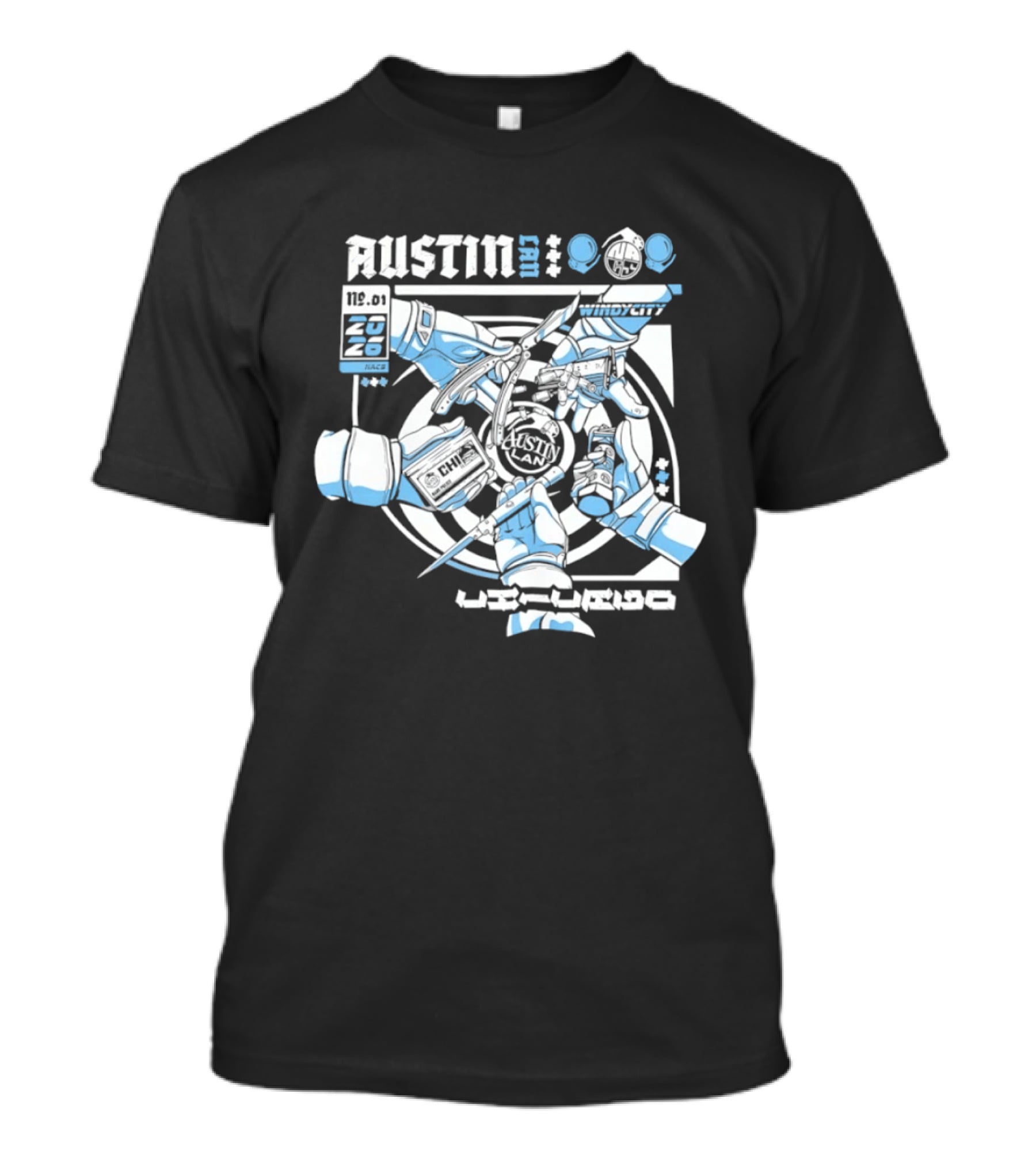 Austin Lan Windy City 2026 Uhturbo Boxing No01 T-Shirt