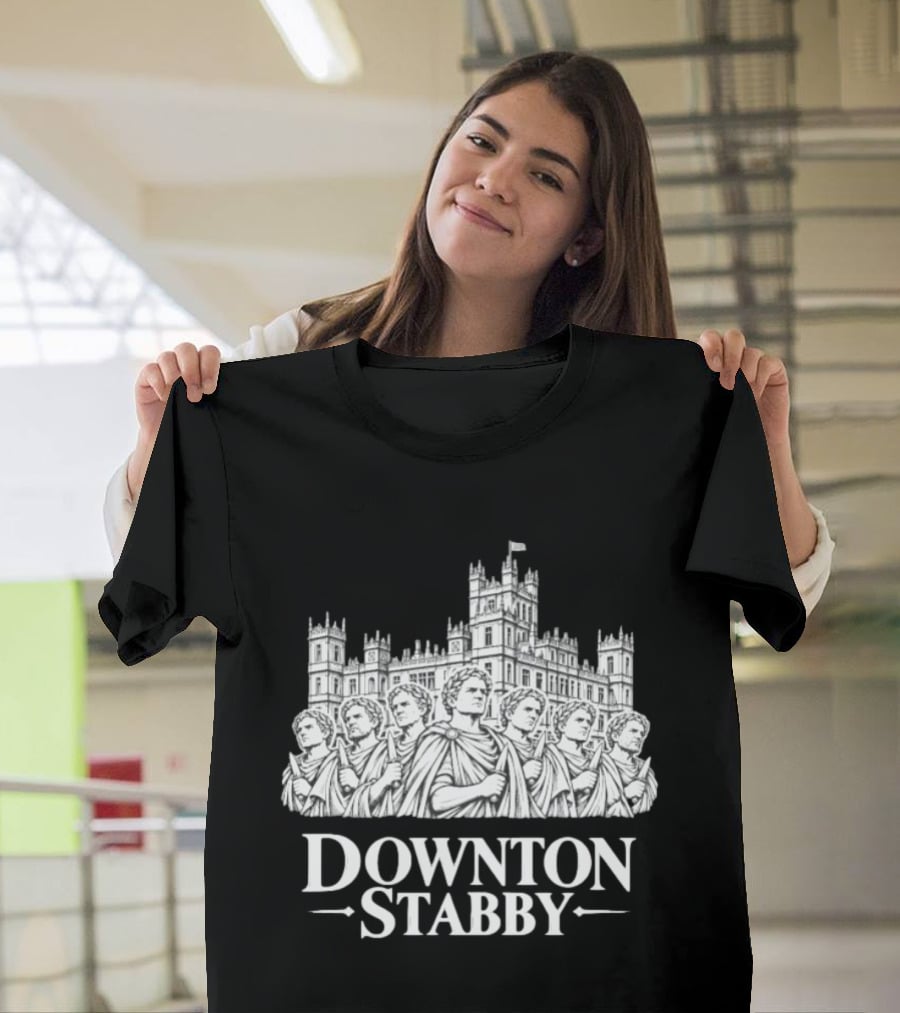 Roman Downton Stabby Julius Caesar Assassins Ancient Rome T-Shirt