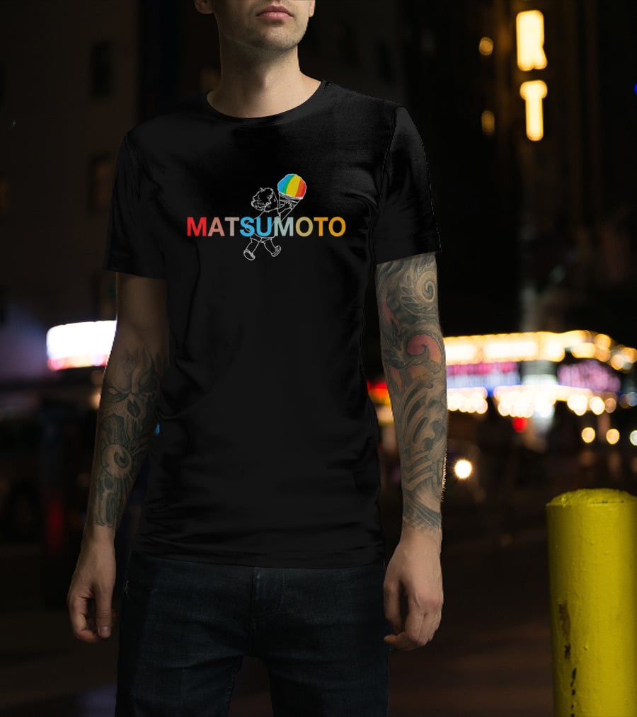 Matsumoto Shave Ice Rainbow Child Enrique Hernandez T-Shirt