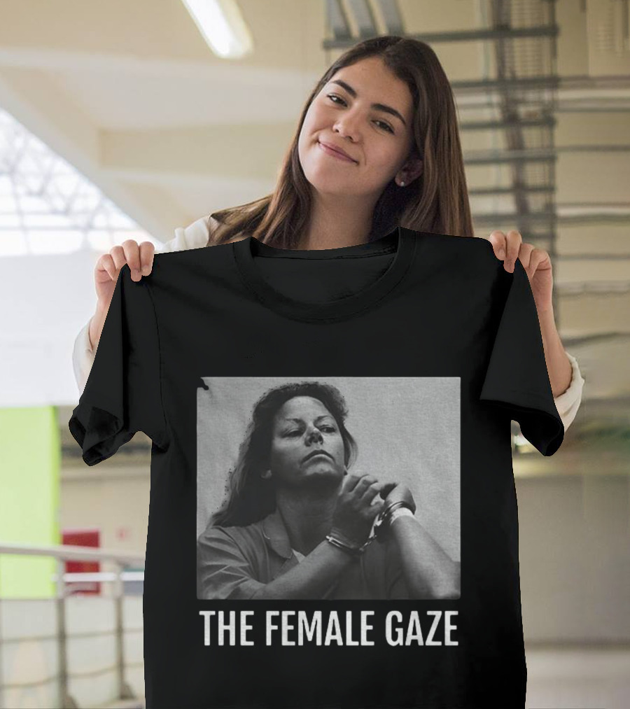 The Female Gaze Aileen Wuornos Handcuffed Monochrome T-Shirt