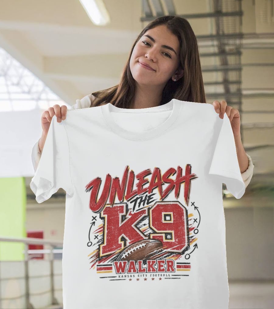 Unleash The K9 Walker Kansas City Football T-Shirt