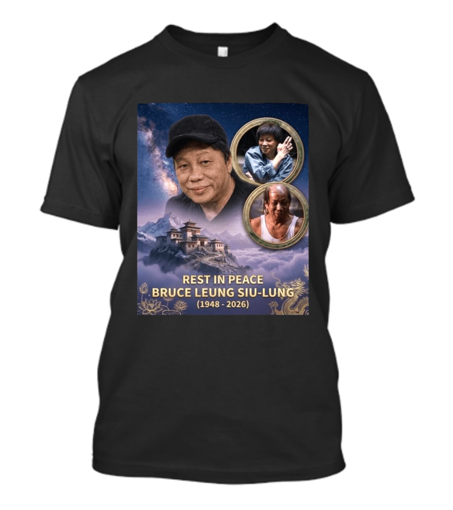Rest In Peace Bruce Leung Siu Lung 1948 2026 The Last Dragon Remembering T-Shirt